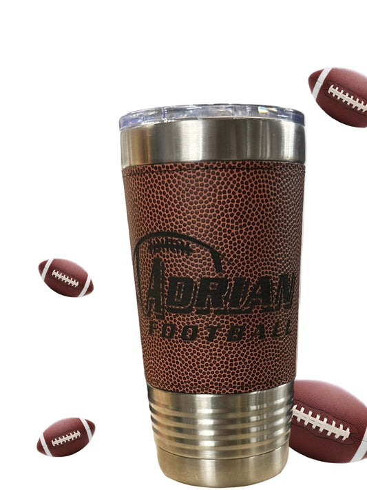 Adrian Football 20oz Tumbler